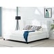 preview thumbnail 2 of 19, SAFAVIEH Couture Emerson Grid Tufted Bed.