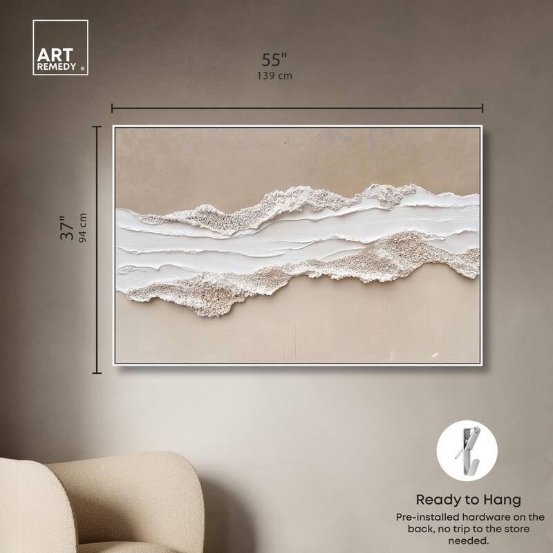 Textured Sea I Canvas by Art Remedy