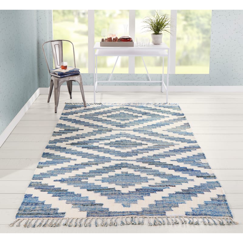 Novogratz by Momeni California Laguna Hand Woven Cotton Area Rug
