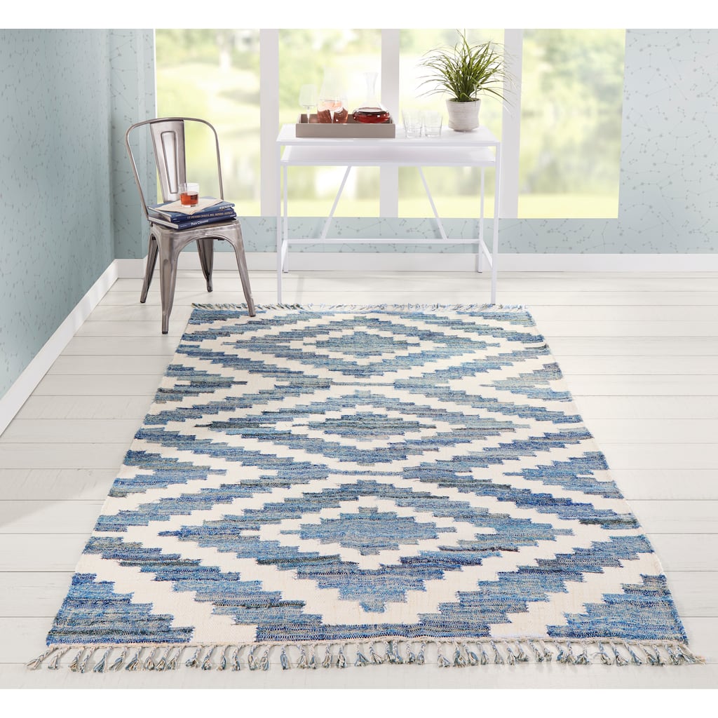 Novogratz by Momeni California Laguna Hand Woven Cotton Area Rug