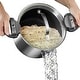 preview thumbnail 2 of 8, Gotham Steel Stainless Steel Pasta Pot with Built-In Strainer and Locking Handles Multi-Purpose Stock Pot 5 Qt