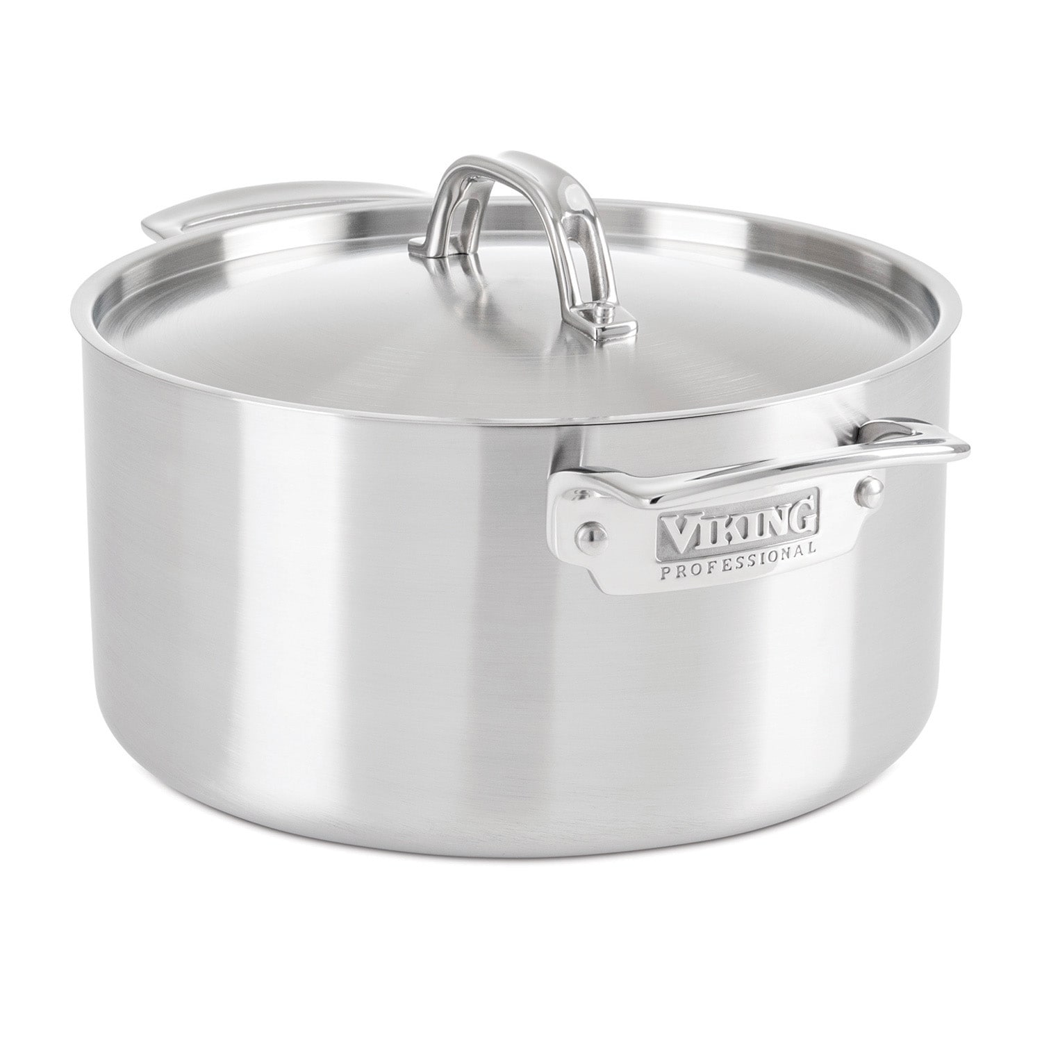 Viking Professional 5-Ply 6.0 Qt., 5.7 l. Stock Pot, Satin Finish