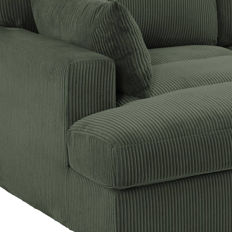 Left and Right Sectional Sofa Set Chaise Lounge Sofa Chair