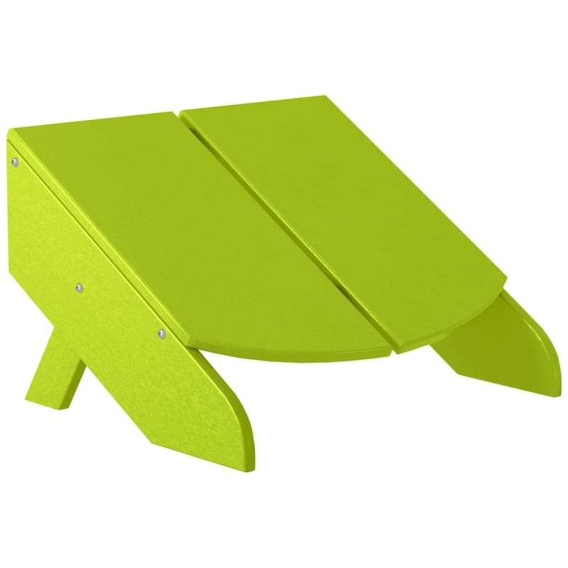 Coastin Modern Poly Ottoman - Lime