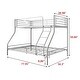 preview thumbnail 5 of 15, Heavy Duty Twin-Over-Full Metal Bunk Bed, Easy Assembly with Enhanced Upper-Level Guardrail