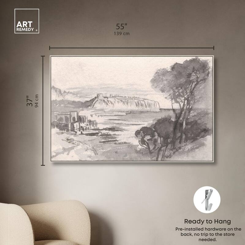 View across a Monaco Canvas by Art Remedy