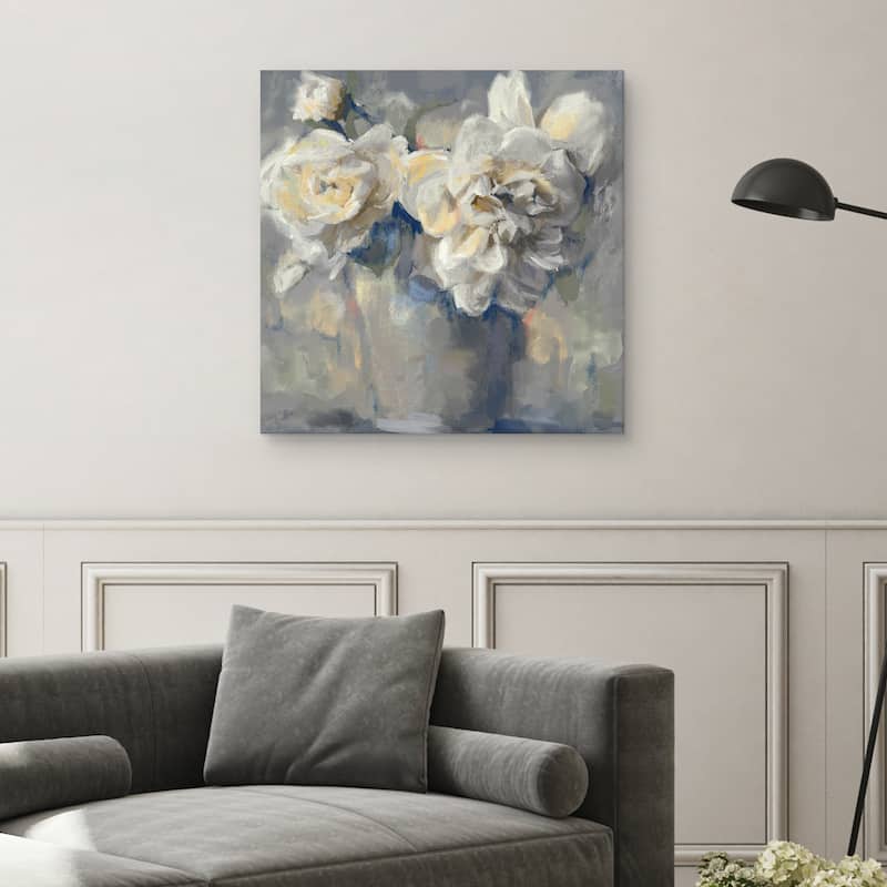 Potted Petals by Studio Arts Canvas Art Print