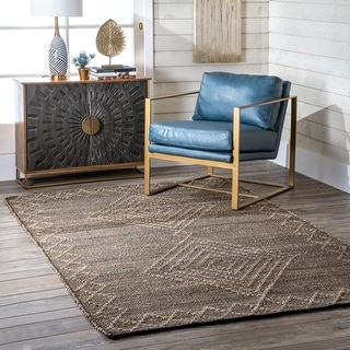 Nuloom Nuloom Cathedral Braided Diamonds Area Rug 7 6 X 9 6 Natural From Overstock Com Daily Mail