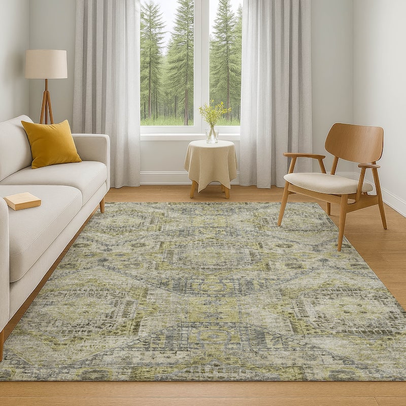 Premium Washable Super Soft Vintage Traditional Mayfield Rug