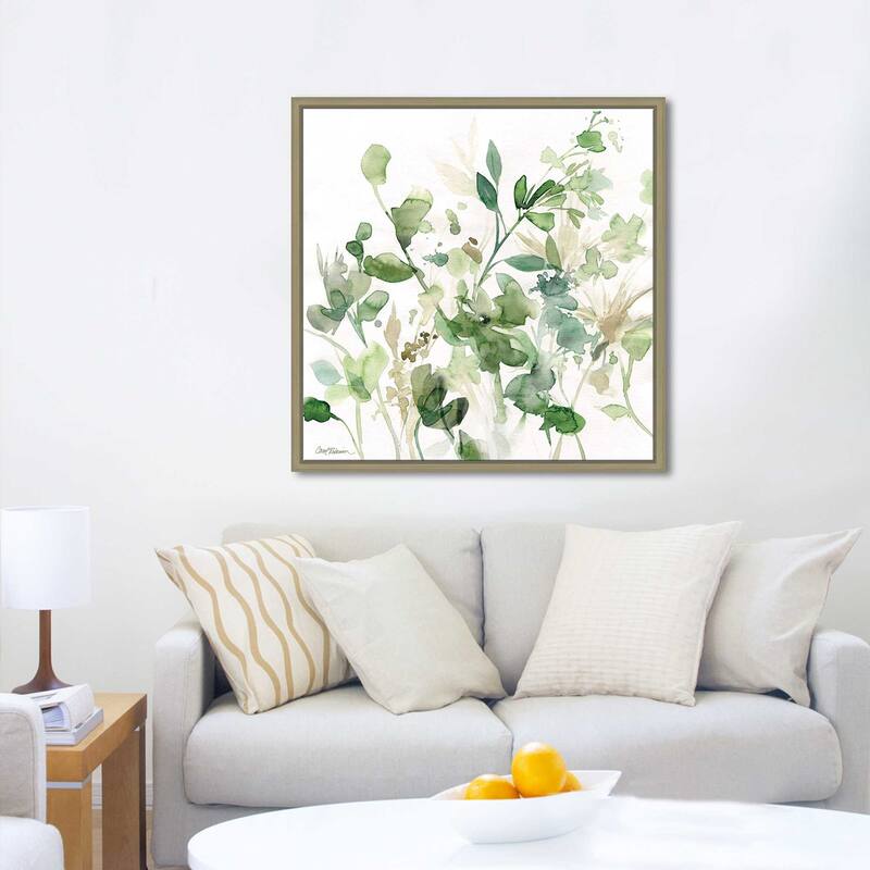 "Sage Garden I" by Carol Robinson Print on Floating Canvas