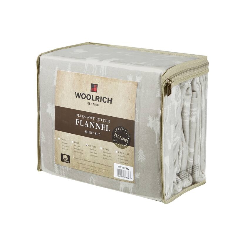 Woolrich Cotton Flannel Sheet Set