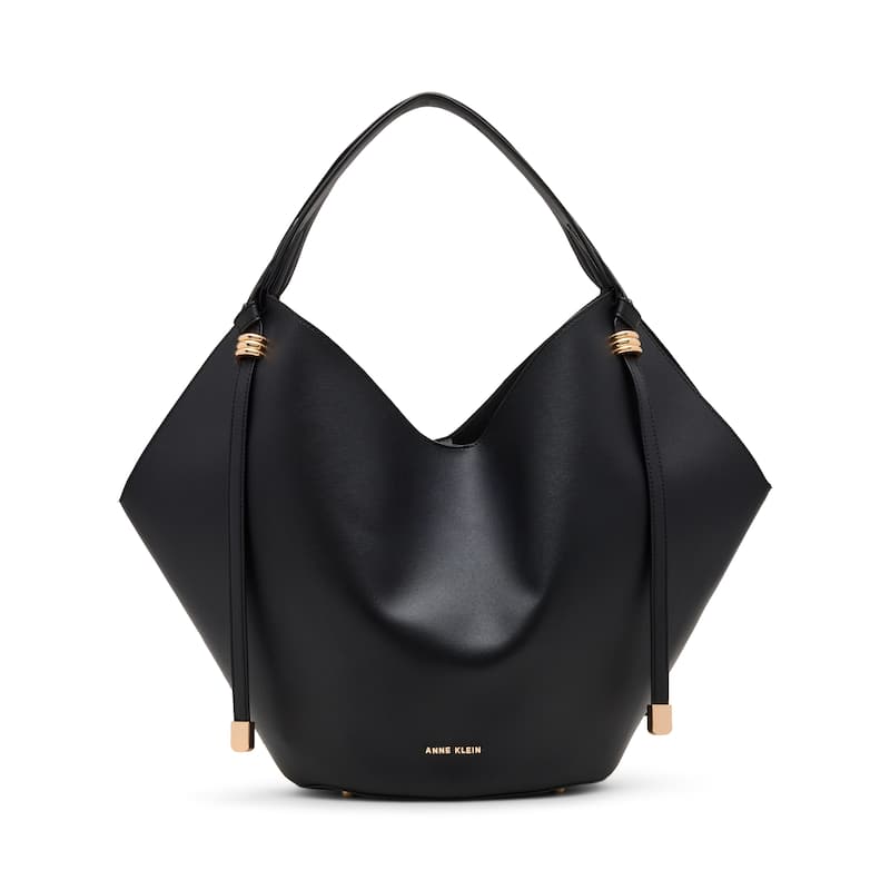 Anne Klein Large Hobo Tote Bag with Pouch