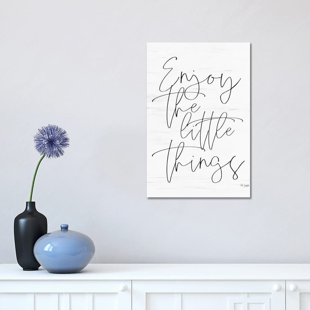iCanvas "Enjoy The Little Things " by Jaxn Blvd. Canvas Print