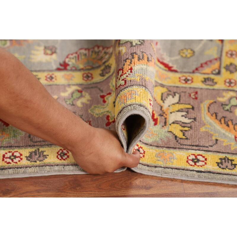 Kazak Oriental Area Rug Handmade Geometric Wool Carpet - 5'3" x 6'7"