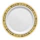 Option White with Black and Gold Rim