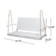preview thumbnail 13 of 26, Tambora Outdoor Acacia Porch Swing by Christopher Knight Home