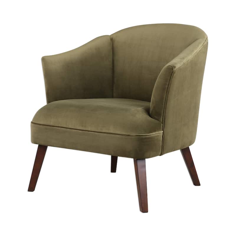 Uttermost Conroy 30 1/2 Inch Wide Wood Frame Accent Chair with Fabric
