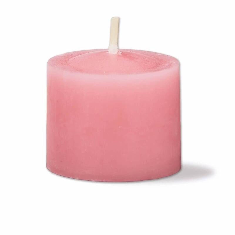 Color Studio Votive Candles Set of 12 Pink Smokeless Paraffin Wax Burn Time 5 Hrs.