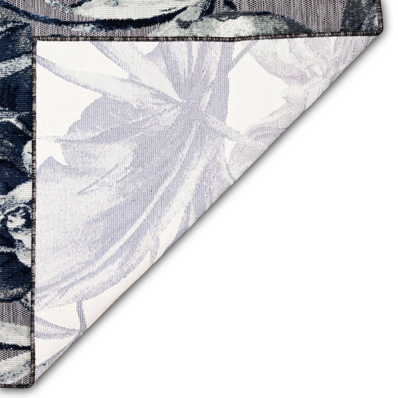 Liora Manne Canyon Tropical Leaf Indoor/Outdoor Rug