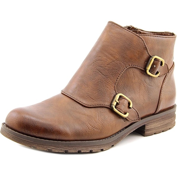 Naturalizer Breena Women Round Toe Synthetic Brown Bootie