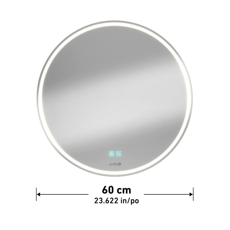 Emeraude Anti Fog LED Wall Mirror