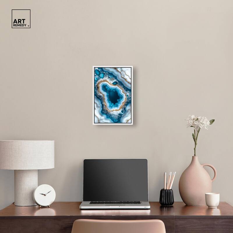 Gilded Geode Eye I Canvas by Art Remedy