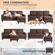 preview thumbnail 11 of 95, Futzca Modern L-shaped Convertible Sectional Sofa w/ Reversible Chaise