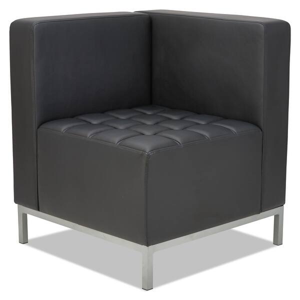 Alera QUB Series Corner Sectional, 26.38w x 26.38d x 30.5h, Black Alera QUB Series Corner Sectional, 26.38w x 26.38d x 30.5h, Black
