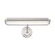 preview thumbnail 2 of 3, Miller Integrated LED Polished Nickel Sconce