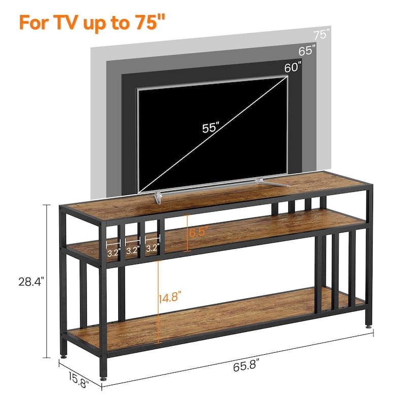 58"/65" TV Stand for TV up to 65/75 Inches