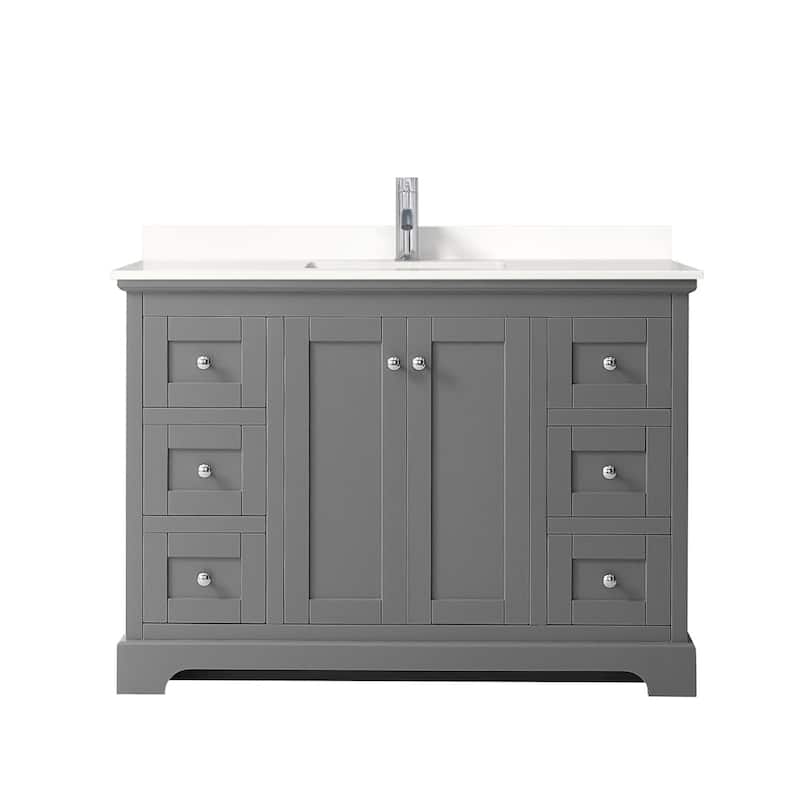 Wyndham Collection WCV232348S-QTZ-UNSMXX Avery 48" Free Standing