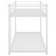 preview thumbnail 21 of 32, Twin over Twin Size Metal Low Bunk Bed with Ladder and Fence for Kids' Bedroom