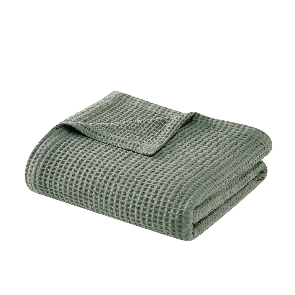 Cannon Heritage Cotton Waffle Blanket and Throw