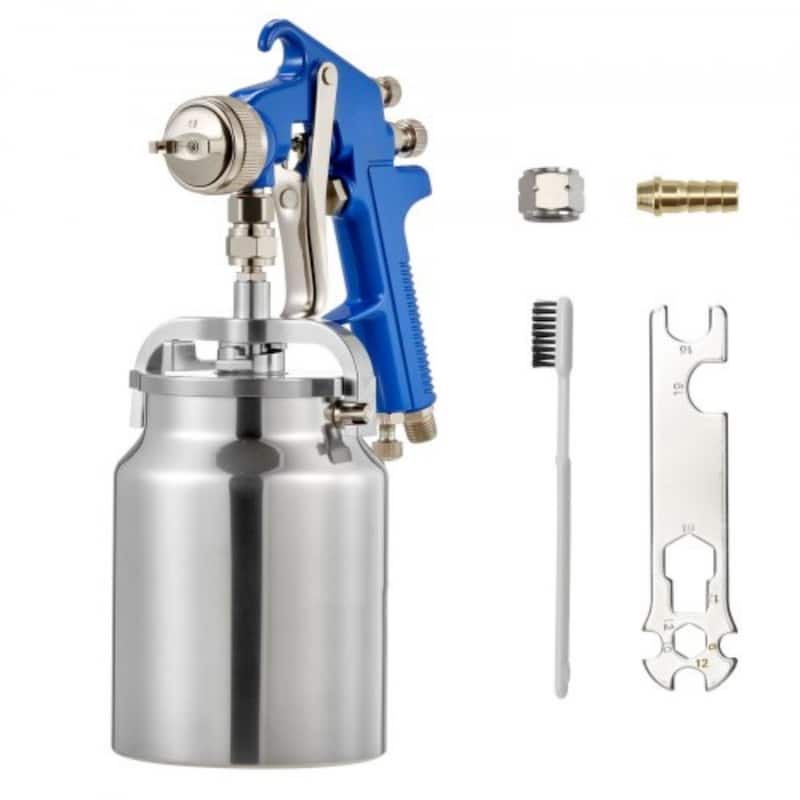 Siphon Feed Spray Gun High Atomization Air Paint Spray Gun 1.8 mm Nozzle - Multi
