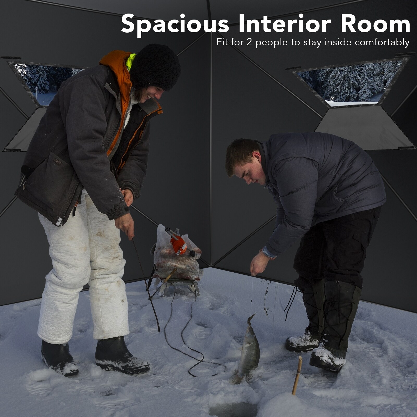 Portable ice shelter shop
