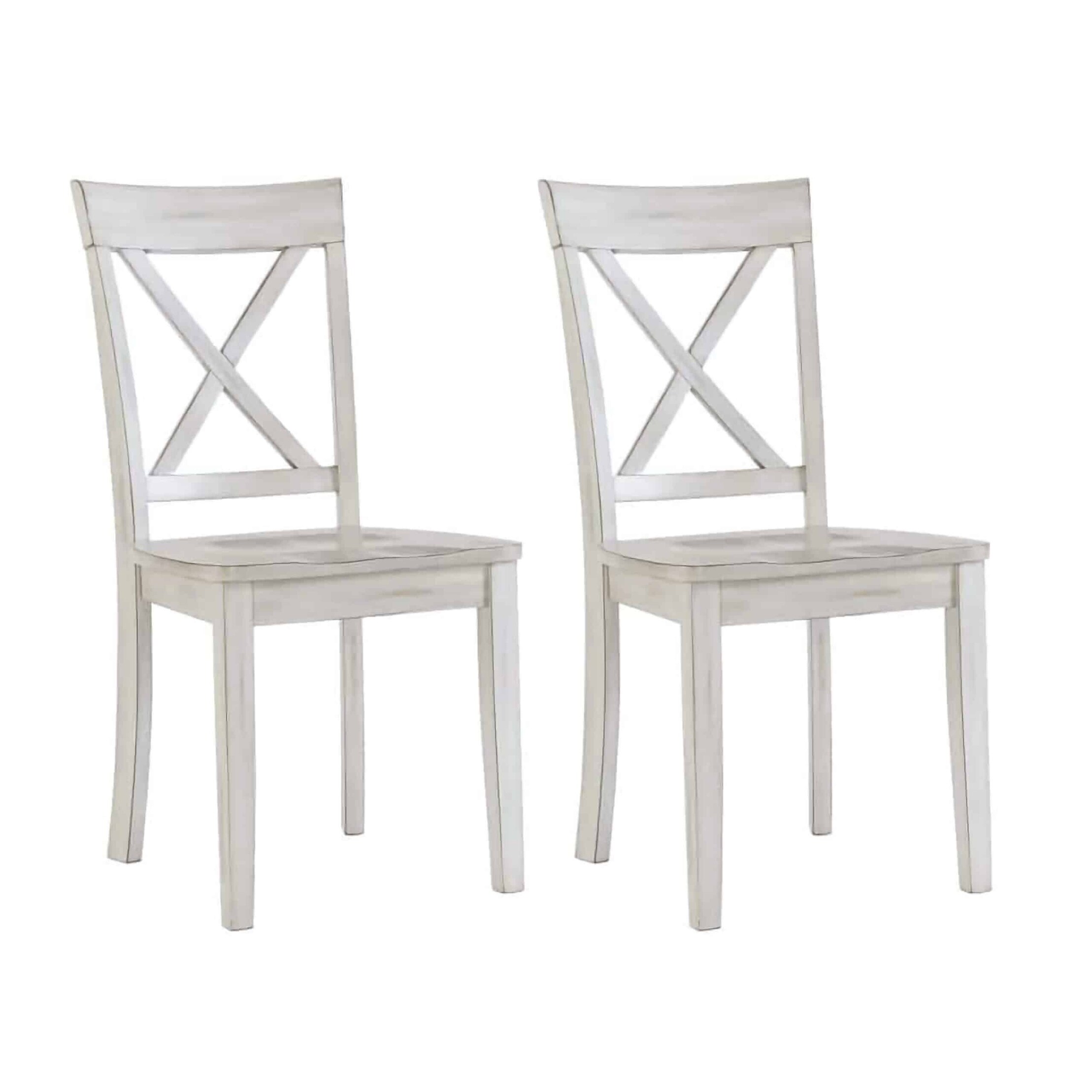 Jamestown Antique White Dining Chairs Set of 2 On Sale Bed