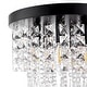 preview thumbnail 9 of 45, GetLedel Modern 5-Light Crystal Flush Mount Chandelier