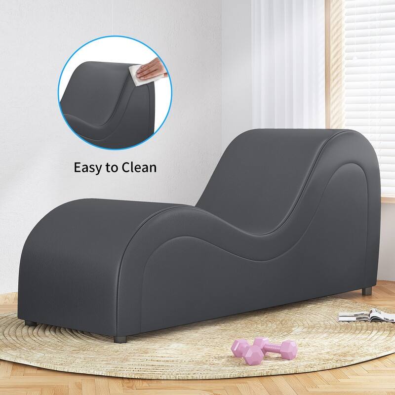 Mixoy Modern PU Leather Yoga Chair Indoor