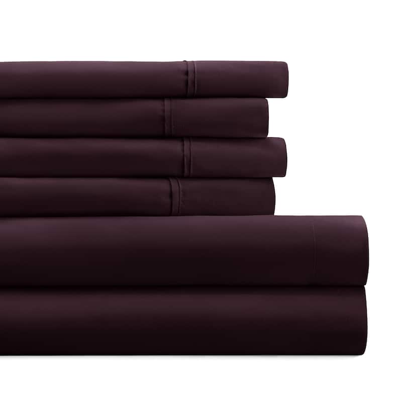 Becky Cameron Double Brushed Deep Pocket 6 Piece Sheet Set