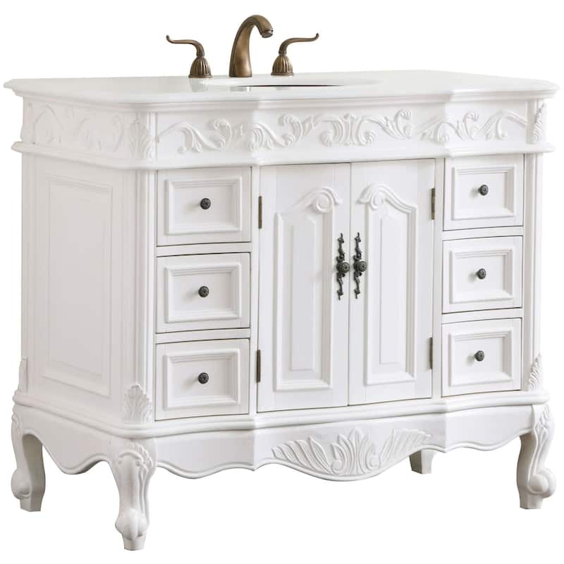 Elegant Lighting VF38842-VW Oakland 42" Free Standing Single Basin