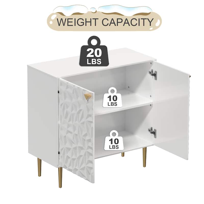 Clihome 2 Door Locker Storage Accent Cabinet