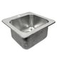 preview thumbnail 2 of 3, Zelda All-in-One Drop-In Crafted Stainless Steel 15 in. Bar Sink with Faucet, Brushed