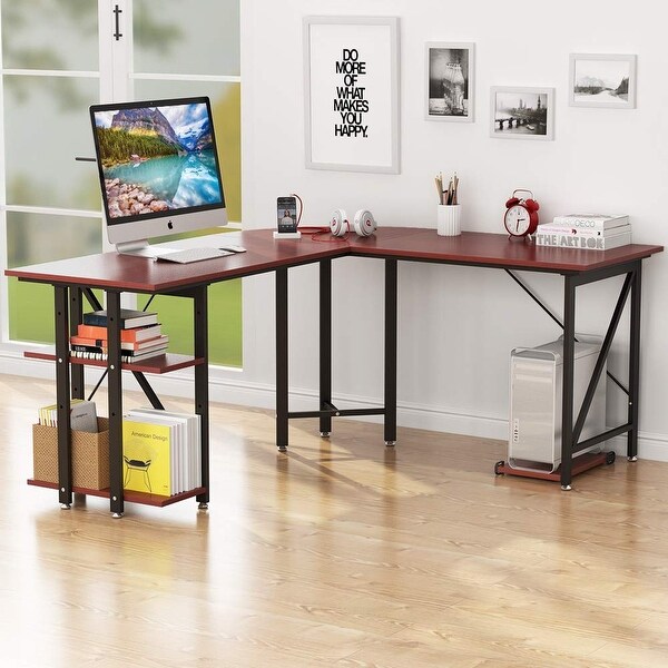 Desks Home Office Furniture Home Garden Large L Shaped Modern
