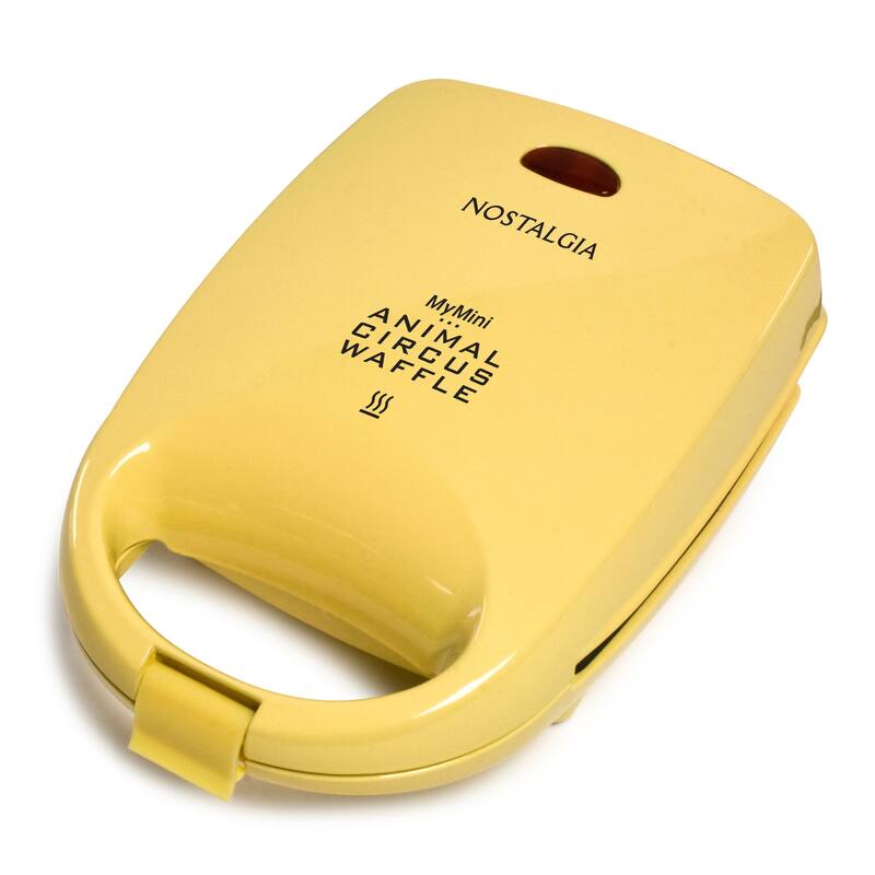 Nostalgia MANWFL4YW MyMini Animal Circus Waffle Maker