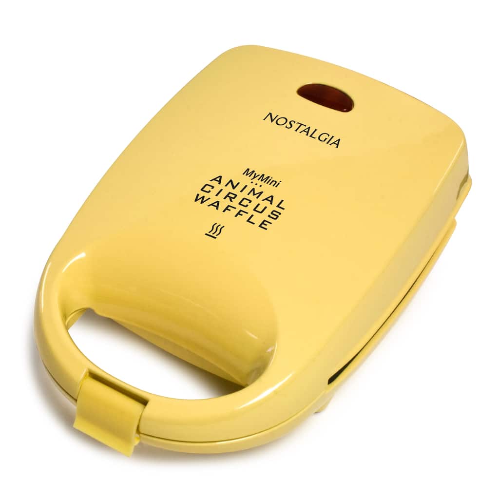 Nostalgia MANWFL4YW MyMini Animal Circus Waffle Maker