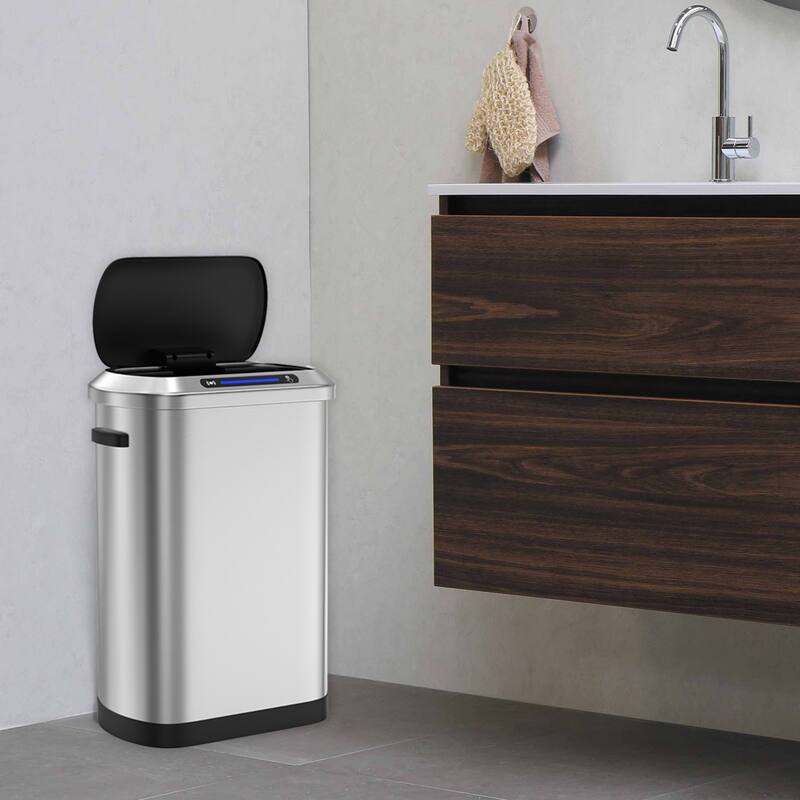 50L Kitchen Smart Automatic Trash Cans with Full Intelligent Sensor