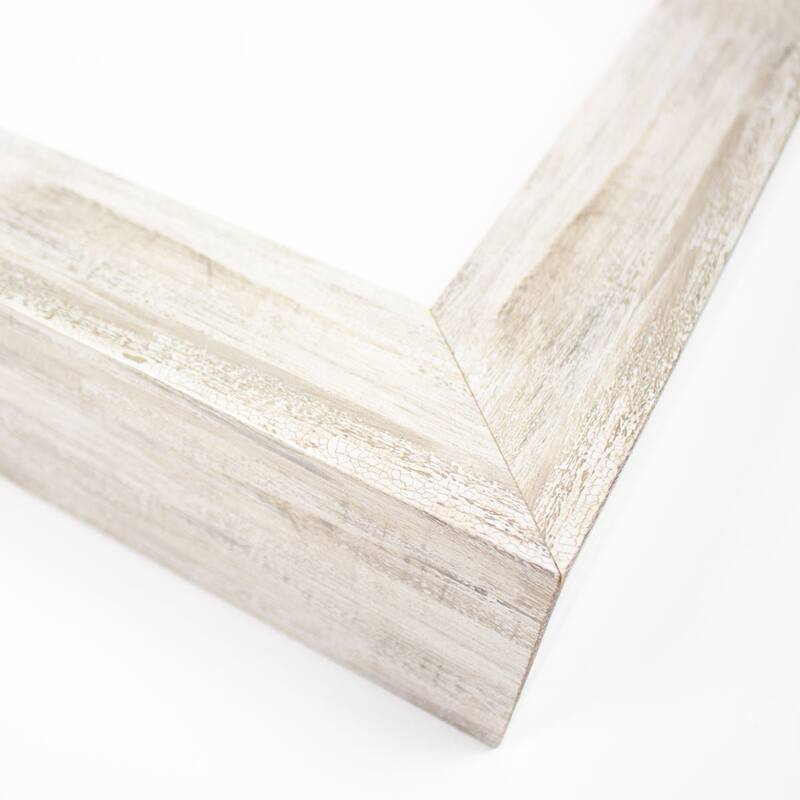 46x24 Frame Silver Solid Wood Picture Frame Width 1.3125 Inches | Interior Frame Depth 0.5 Inches