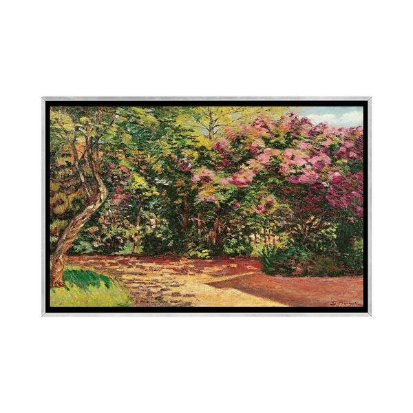 slide 2 of 12, iCanvas "Lilac, the Artist's Garden " by Jean Baptiste Armand Guillaumin Framed Silver - 26x40