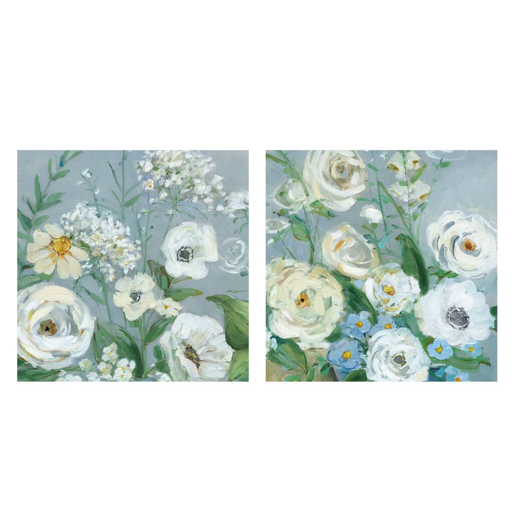Painterly Garden I, II by Sally Swatland Canvas Art Prints