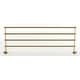 preview thumbnail 3 of 3, Alno Royale 26"W Solid Brass Wall Mounted Towel Rack with 4 Towel Bars Unlacquered Brass